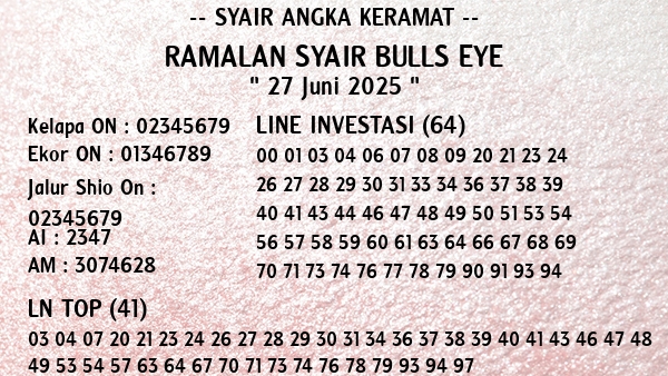 Prediksi Bulls Eye