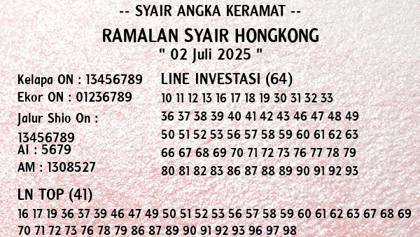 Prediksi Hongkong