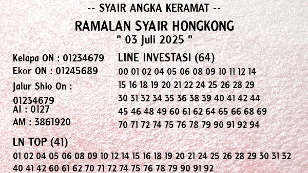Prediksi Hongkong