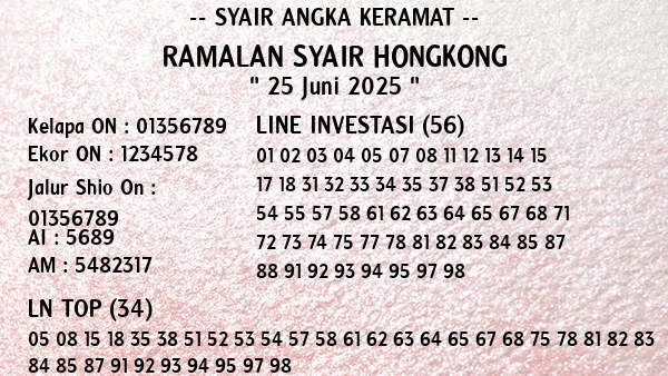 Prediksi Hongkong