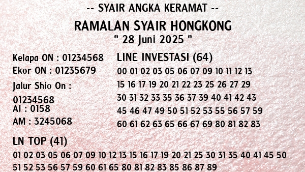 Prediksi Hongkong