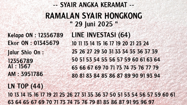 Prediksi Hongkong