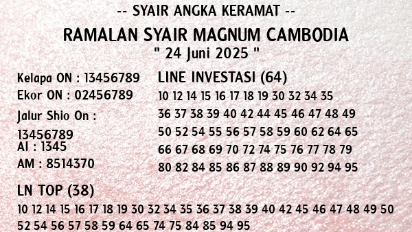 Prediksi Magnum Cambodia