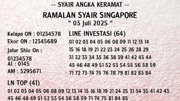 Prediksi Singapore