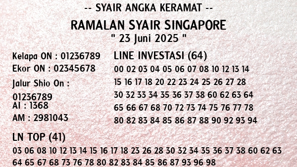 Prediksi Singapore