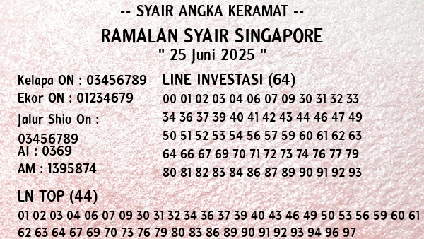 Prediksi Singapore