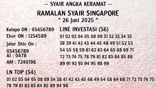 Prediksi Singapore