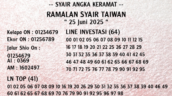 Prediksi Taiwan