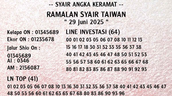 Prediksi Taiwan